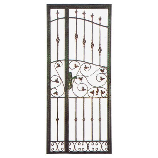 Steel grille door