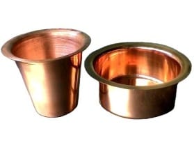 Brass cup